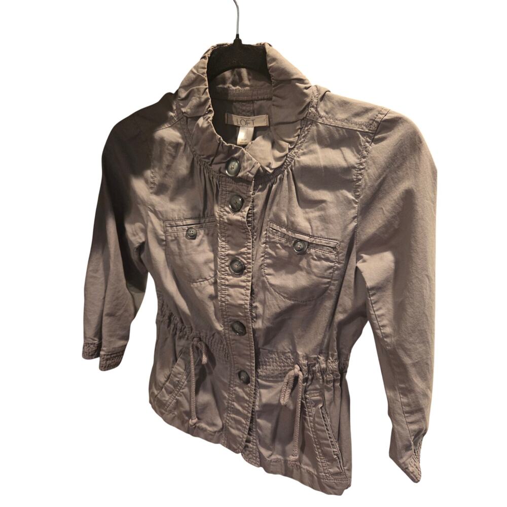Ann Taylor Army Green  Tailored Jacket